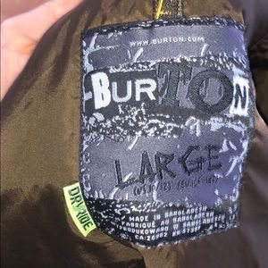 burton snow coat